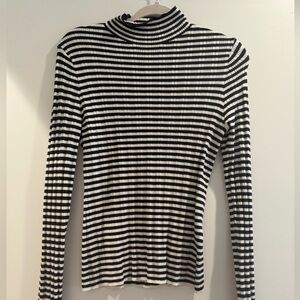 Abercrombie Striped turtle neck